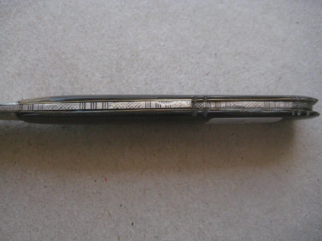 George IV Silver Bladed Folding Fruit Knife - 8
