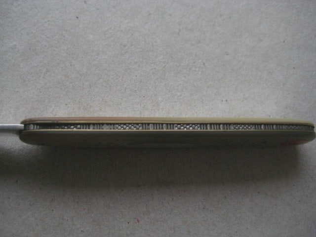 George V Mother of Pearl Hafted Silver Bladed Folding Fruit Knife - 6