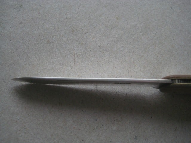 George V Mother of Pearl Hafted Silver Bladed Folding Fruit Knife - 7