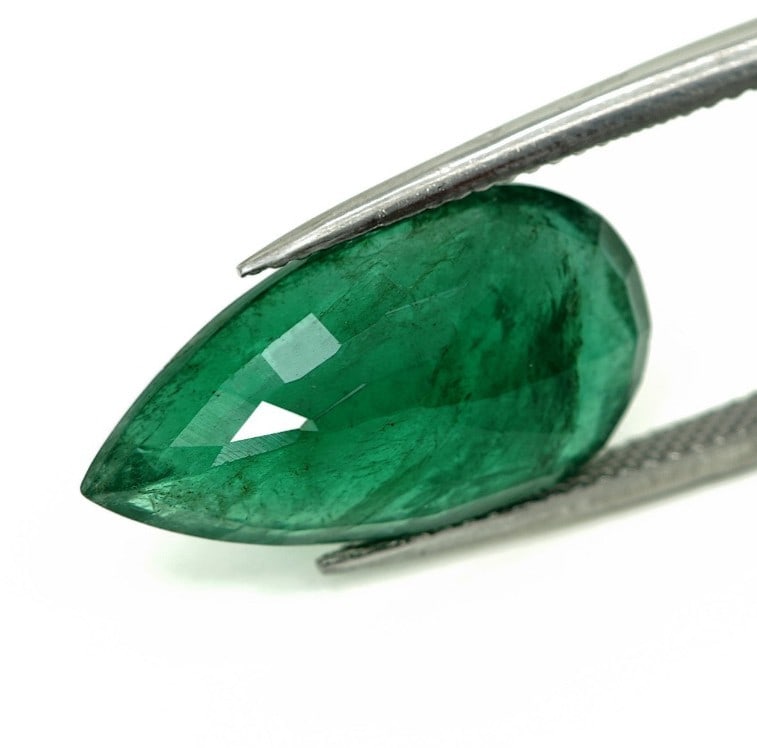 Loose Emerald - 8.94 ct - Bellerophon Gemlab Description: Report Nr. B48581 - 3