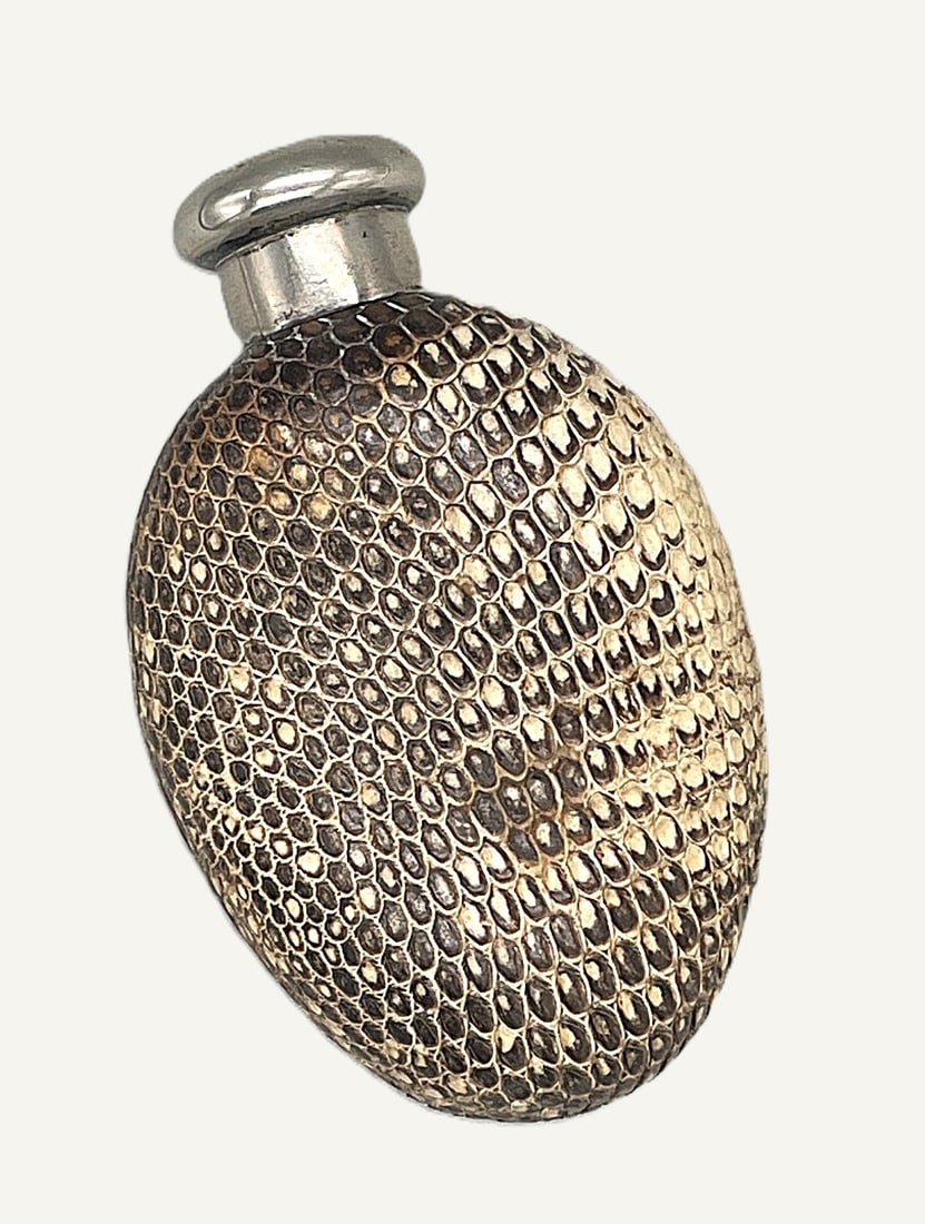 Victorian Ceramic Snakeskin Scent Bottle - 2