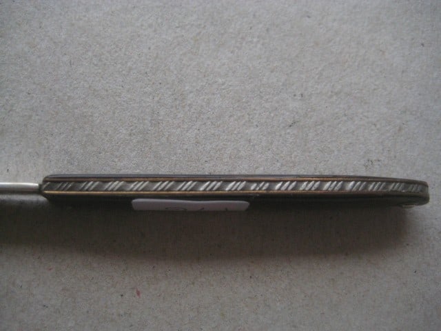 George III Silver Bladed Folding Fruit Knife - 8