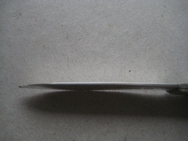 Victorian Mother of Pearl Hafted Silver Bladed Folding Fruit Knife - 7