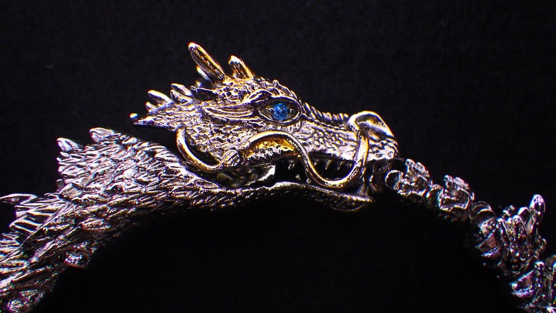 Chinese Dragon Bracelet In Presentation Box. - 3