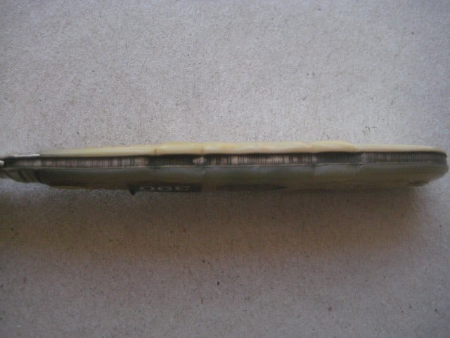 Victorian Mother of Pearl Hafted Silver Bladed Folding Fruit Knife - 7
