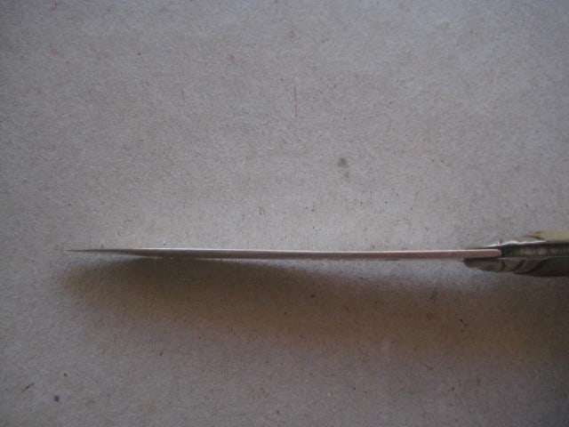 Victorian Mother of Pearl Hafted Silver Bladed Folding Fruit Knife - 8