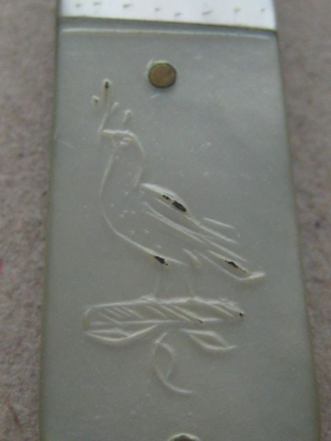 Title: William IV Mother of Pearl Hafted Quill Bladed Folding Fruit Knife Description: William IV - 3