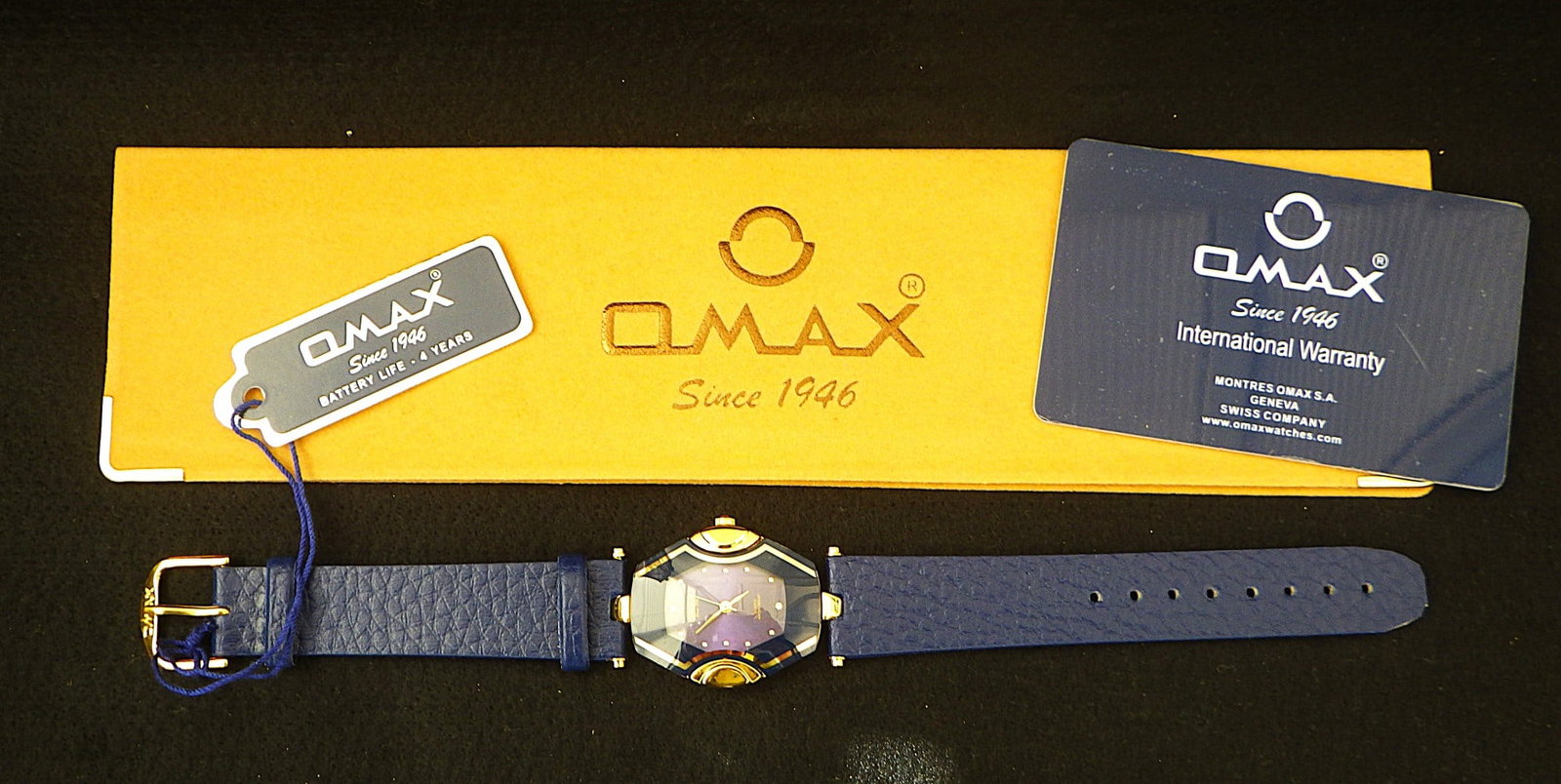 Brand New Swiss OMAX Unisex Blue Watch - 2
