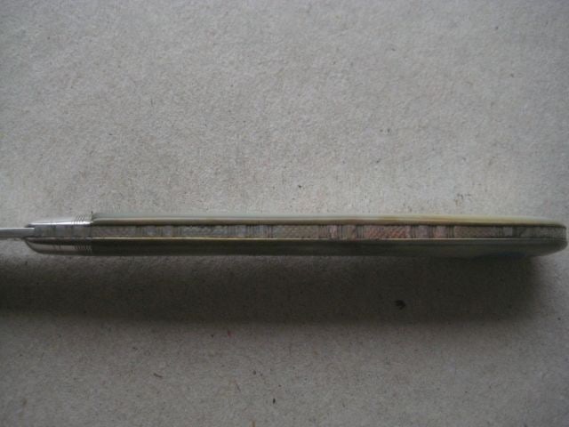 Victorian Mother of Pearl Hafted Matching Silver Bladed Folding Fruit Knife and Folding Fork - 8