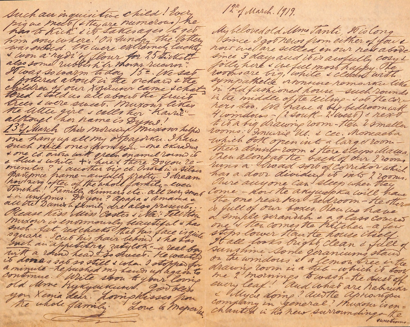Title: Royalty Grand Duchess Olga Correspondence To Her Sister Grand Duchess Xenia 1916-1920 - 10