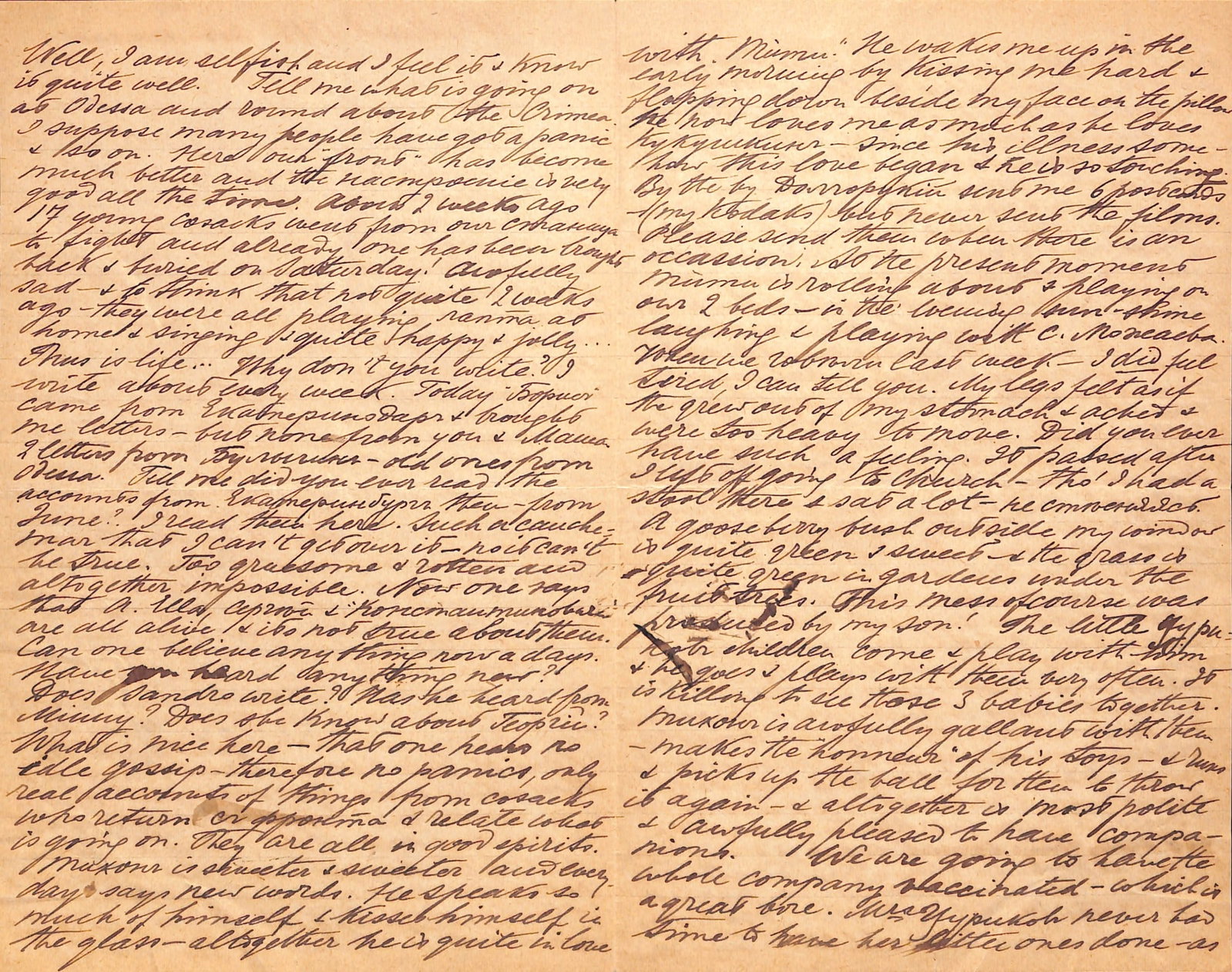Title: Royalty Grand Duchess Olga Correspondence To Her Sister Grand Duchess Xenia 1916-1920 - 14