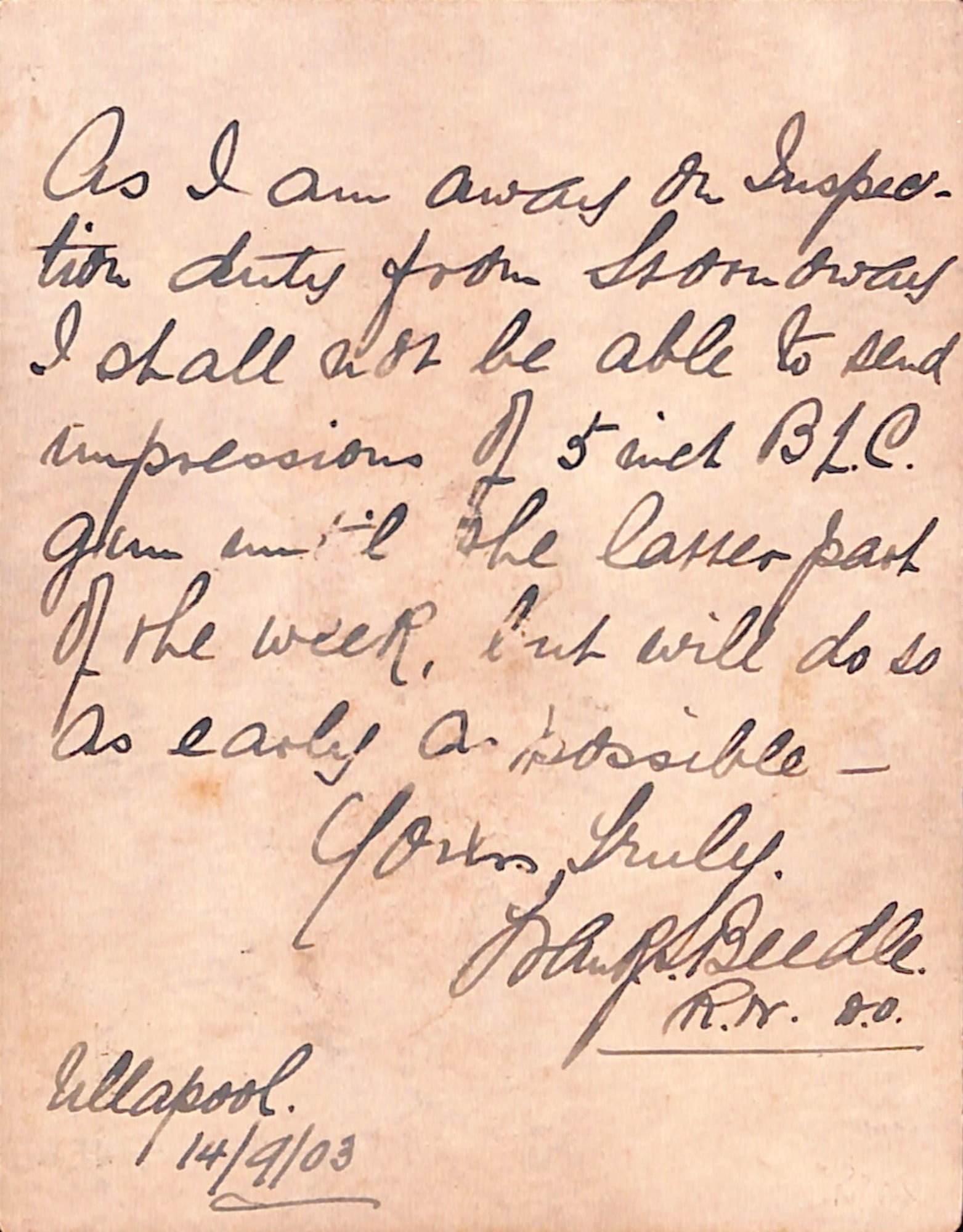 Title: G.B - Postal Stationery / Officials 1903 (Sep 15) Description: KEVII 1/2d Admiralty - 2