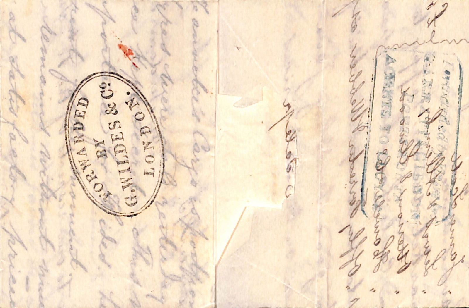 Title: G.B - Hampshire / London - Forwarding Agents 1834 (Nov 27) Description: Entire letter from (1 of 5)