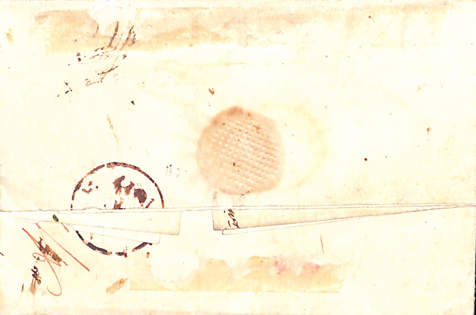 Title: G.B. - Ireland - Ship Letters - Newport 1817 Description: Entire letter from New York to - 2
