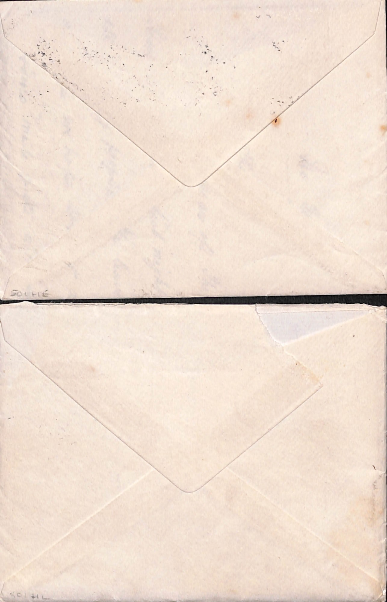 Title: Russia 1919 (Sep 19/23) Description: Two stampless O.A.S covers with naval dumb handstamp - 2