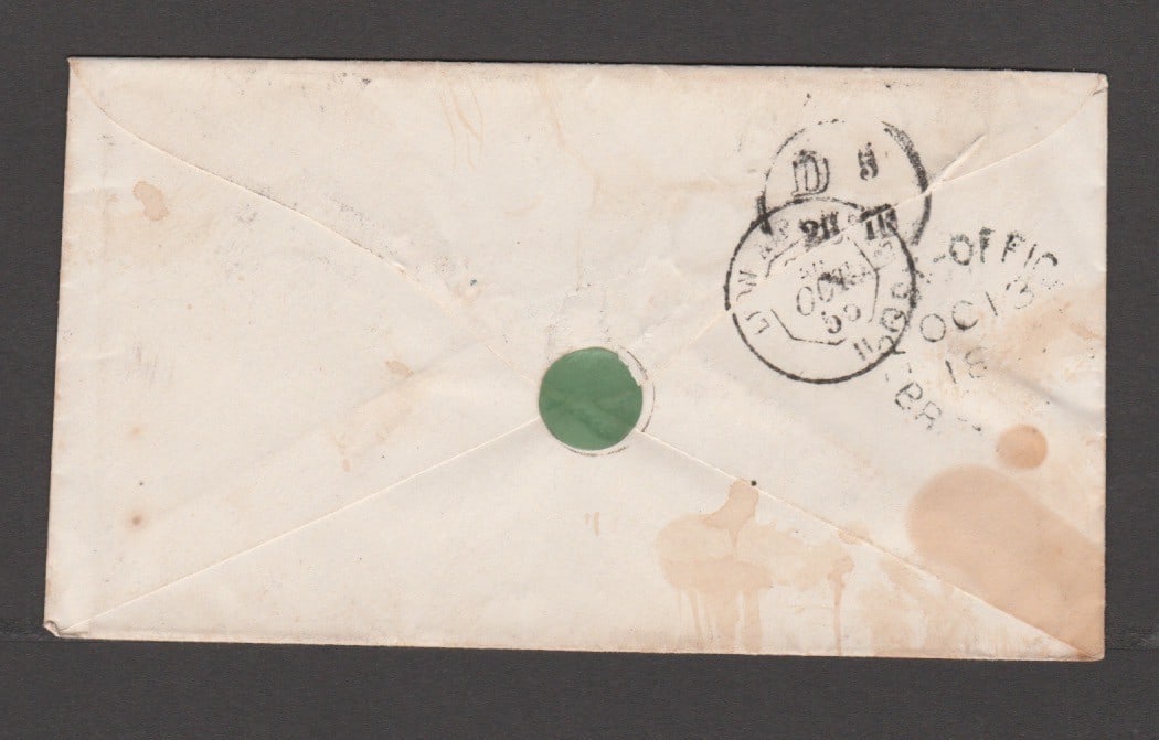 Title: GB - Crimean War 1855 Description: Stampless cover to Germany with, 'POST OFFICE / B /: Title: GB - Crimean War 1855 Description: Stampless cover to Germany with, 'POST OFFICE / B / BRITISH ARMY' datestamp on the reverse and 'ESCAD DE LA MEDIT. MARSEILLE' cds on the front. An