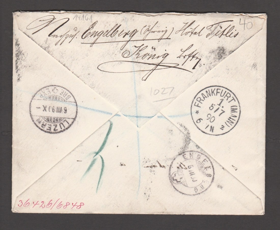 Title: G.B. - Jubilee of Penny Postage 1890 Description: Penny Postage Jubilee 1d postal - 2