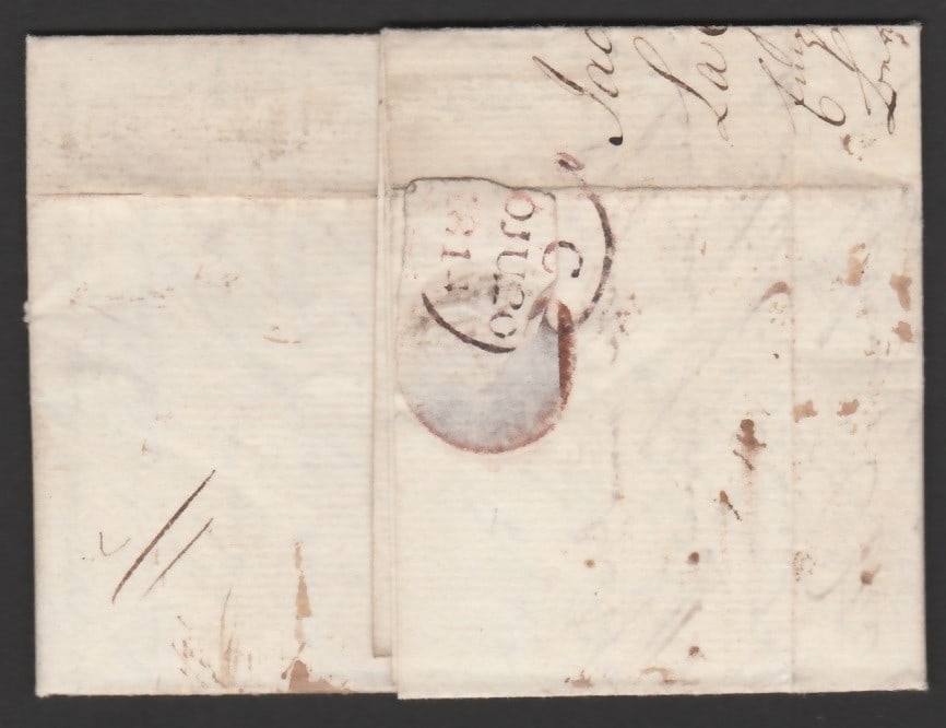 Title: Great Britain / Ship Letters / Ramsgate 1814 Description: Entire letter from La Guayra to - 8