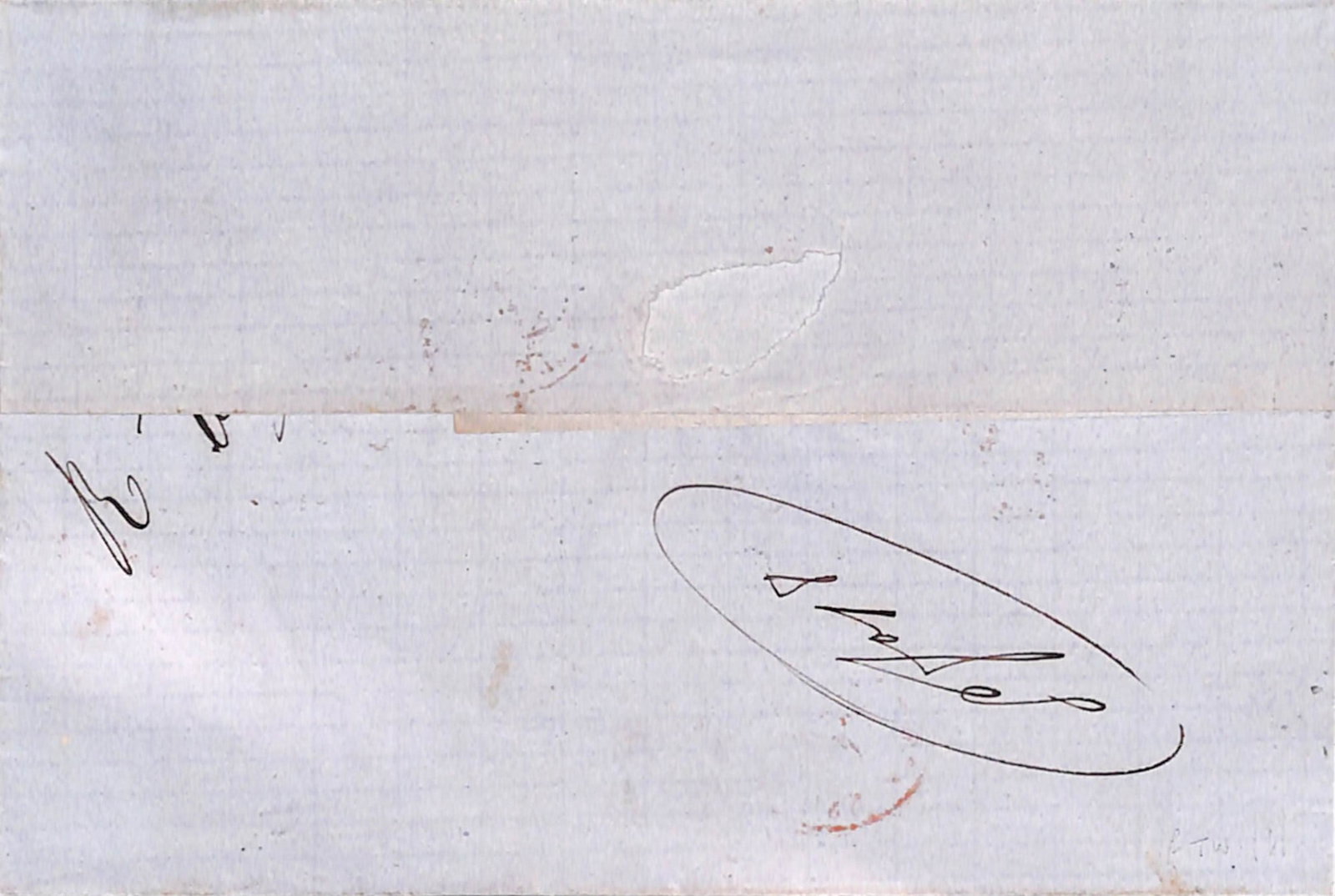 Title: Malta / G.B Used Abroad 186 (July 25) Description: Entire from Malta to Marseille endorsed " - 2