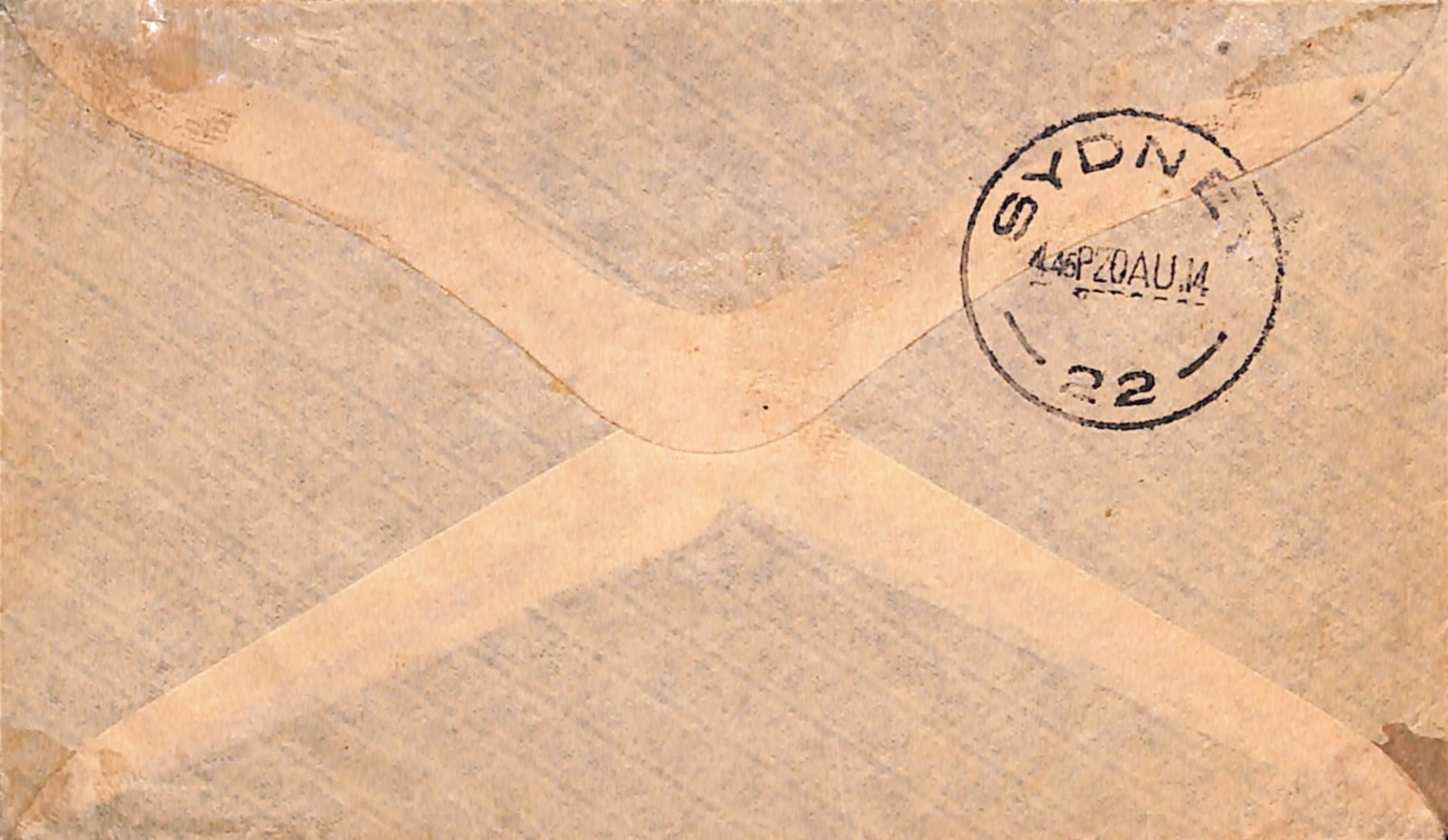 Title: British Solomon Islands 1914 Description: Cover to Sydney with 1914 1d cancelled by violet - 2