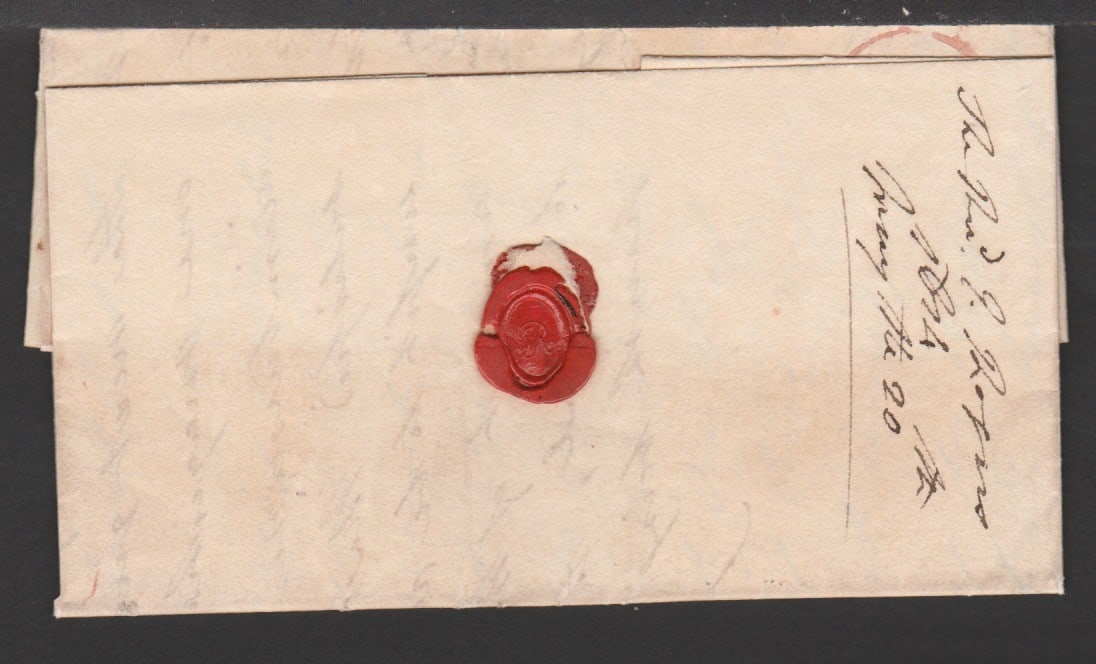 Title: G.B. - Ship Letters - Falmouth 1814 (May 20) Description: Entire letter from Mawnan near - 2