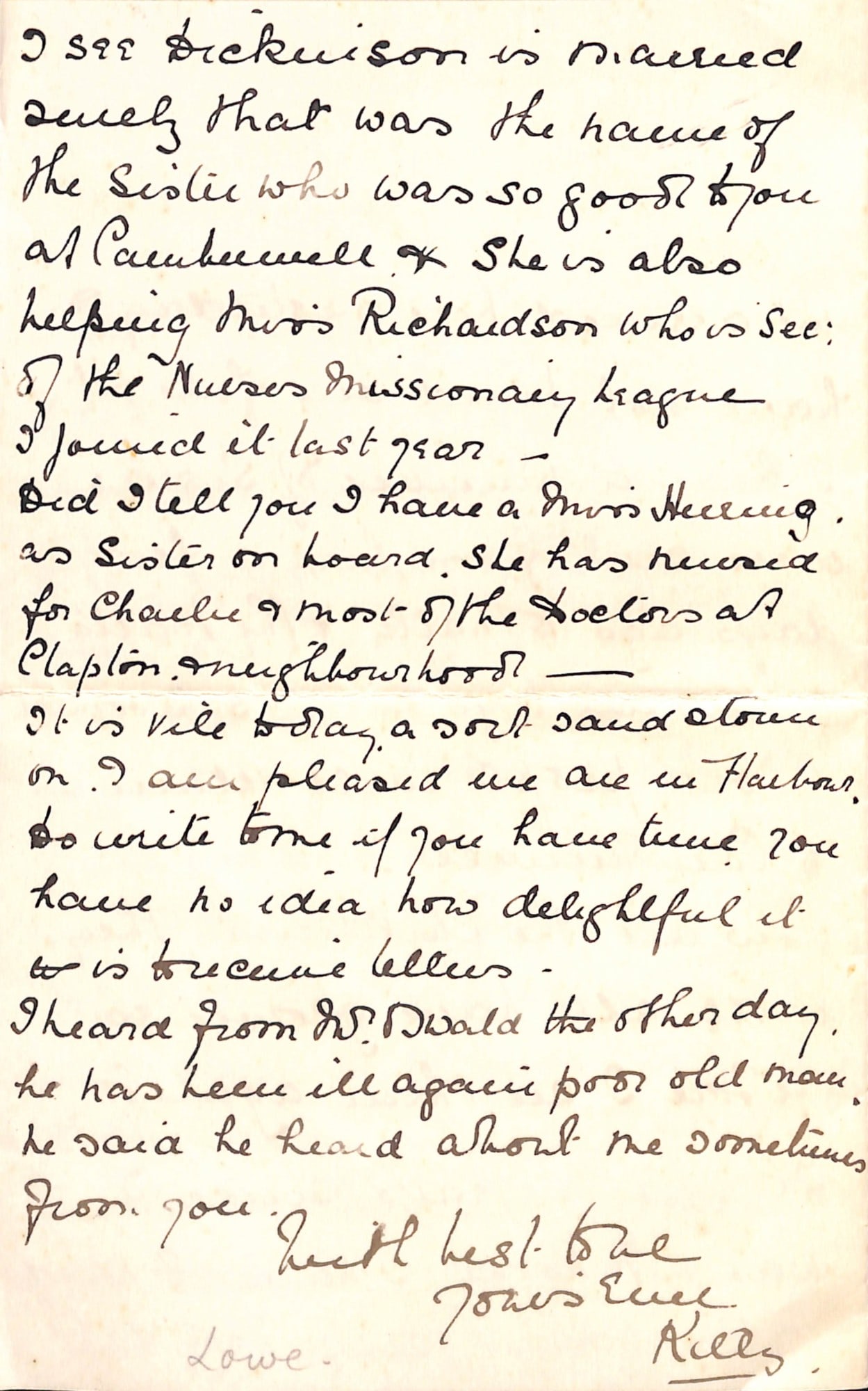 Title: India - World War One 1916 (Apr. 13) Description: Stampless cover to London signed by Lt. - 5