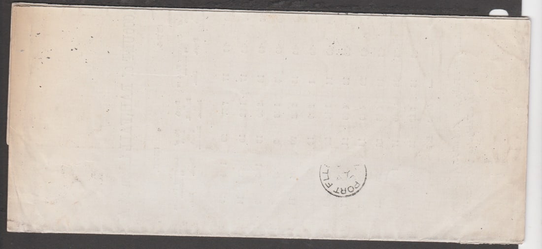 Title: Great Britain - Greenock and Ardrishaig Packet 1879 (July 10) Description: Printed chart of - 2