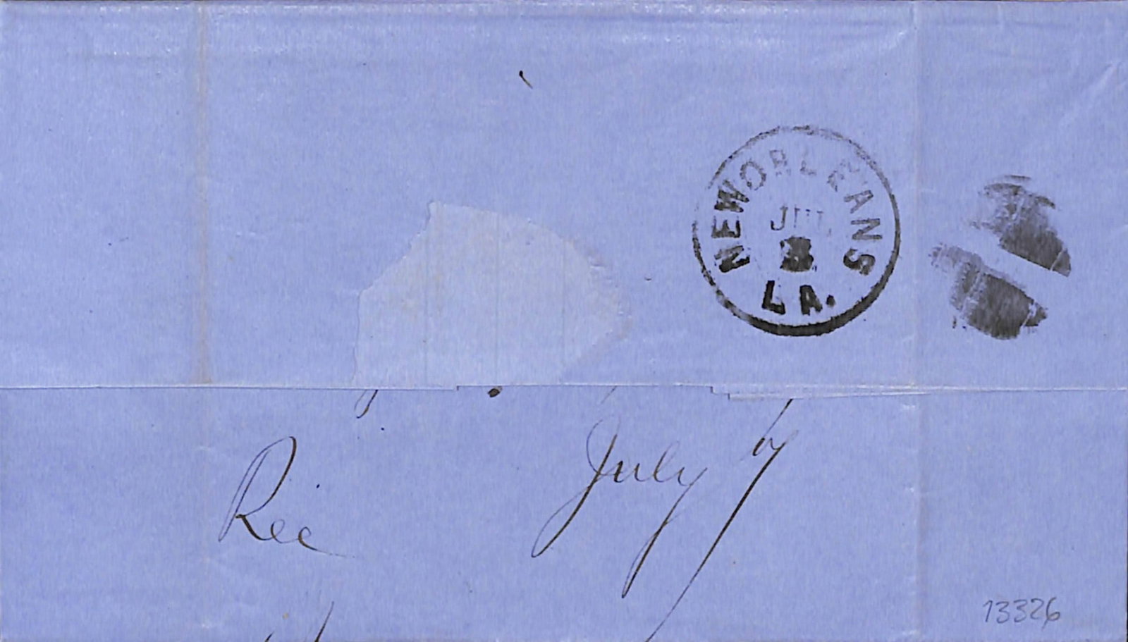 Title: British Honduras 1871 (June 20) Description: Entire letter to New York prepaid 6d in cash - 2