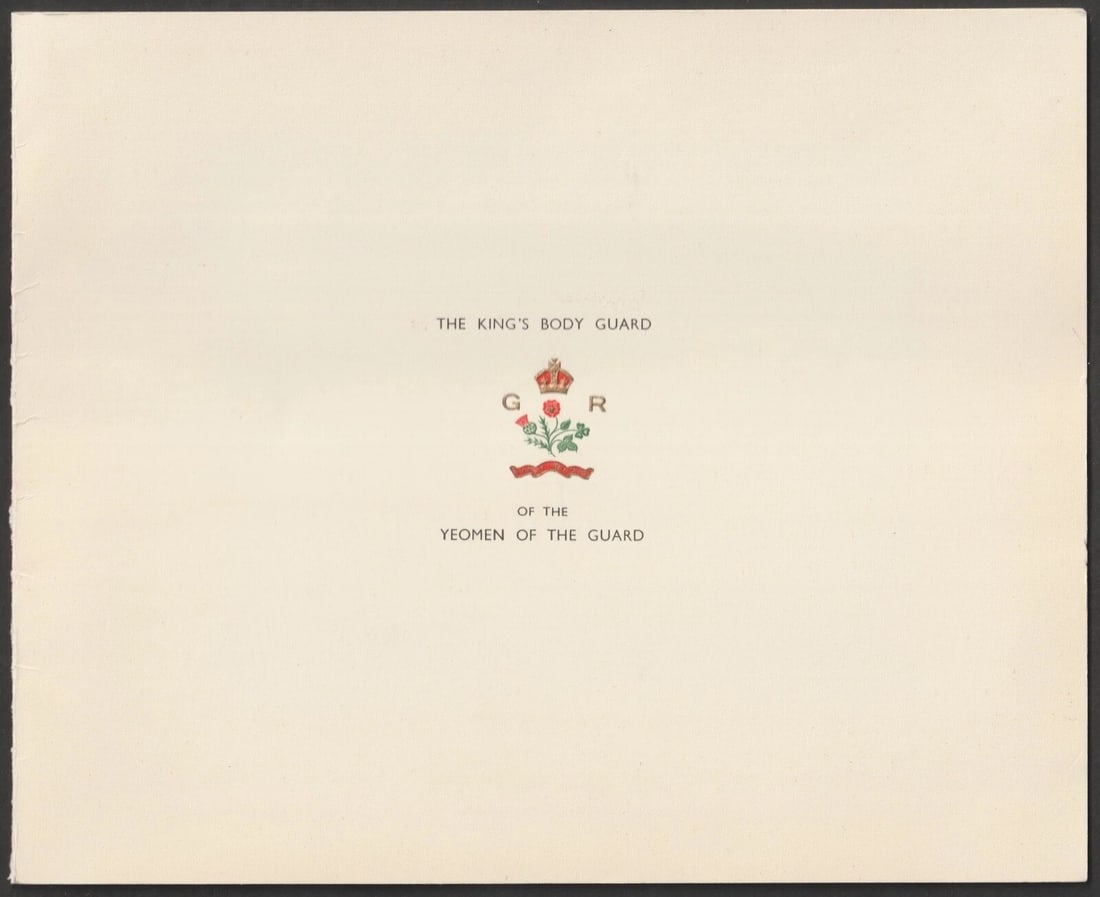 Title: Royalty 1938 signed King George VI approved George R.I. 20th May 1938 Christmas card for - 6