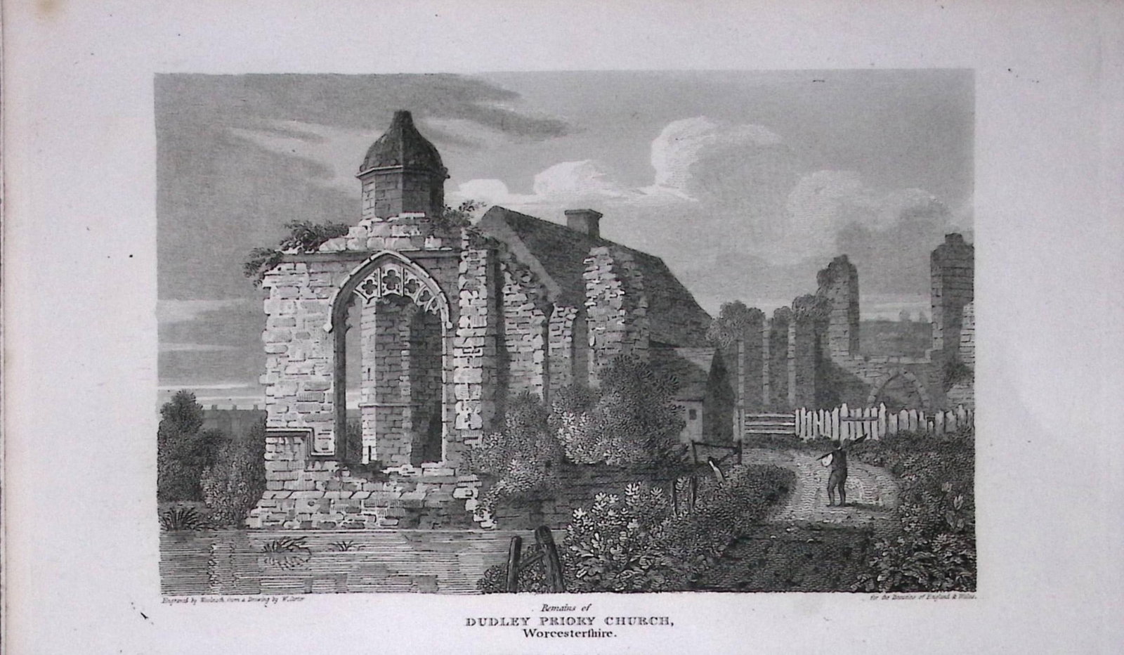 Dudley Priory Church Worcs Antique 211 Years-Old Georgian Steel-Engraving-325.: Title: Dudley Priory Church Worcs Antique 211 Years-Old Georgian Steel-Engraving-325. Description: This Worcester Georgian Antique Print Was Removed from a First Edition of. The Beauties of England