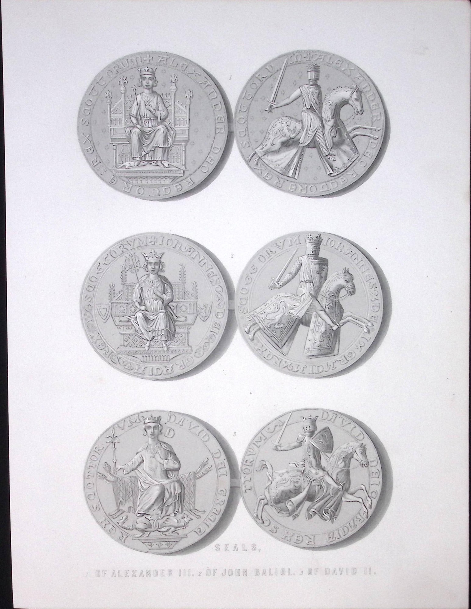 The Borough Seals of Scotland Antique 152 Years-Old Engraving-12: Title: The Borough Seals of Scotland Antique 152 Years-Old Engraving-12 Description: This Antique Print Was Removed from a First Edition of. Tytler's History of Scotland Published in 1873 By William
