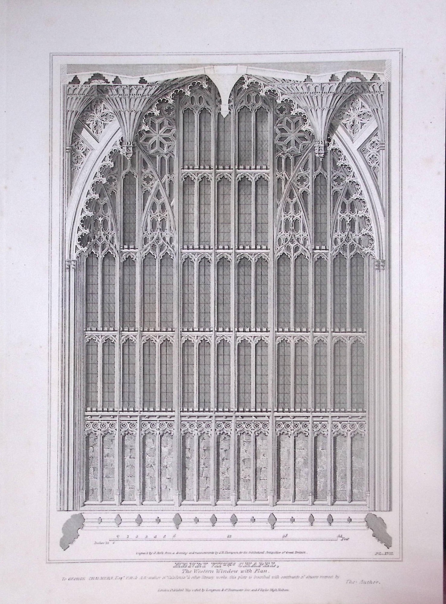 Westminster Abbey Henry VII Chapel 190 Years-Old John Britton Antique Steel Engraving-306.: Title: Westminster Abbey Henry VII Chapel 190 Years-Old John Britton Antique Steel Engraving-306. Description: This 191 Years-Old Steel Gilt-Edged Engraved Plate Has Been Removed from an Anti