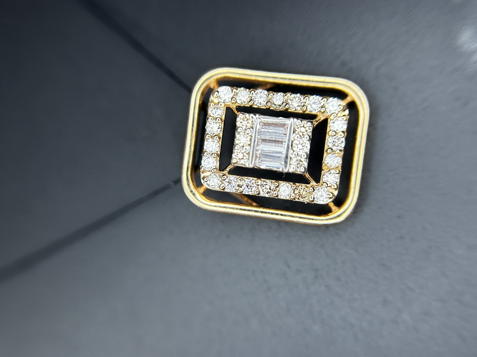 Beautiful Natural 0.40 CT Diamond Pendant With 18k Yellow Gold - 5