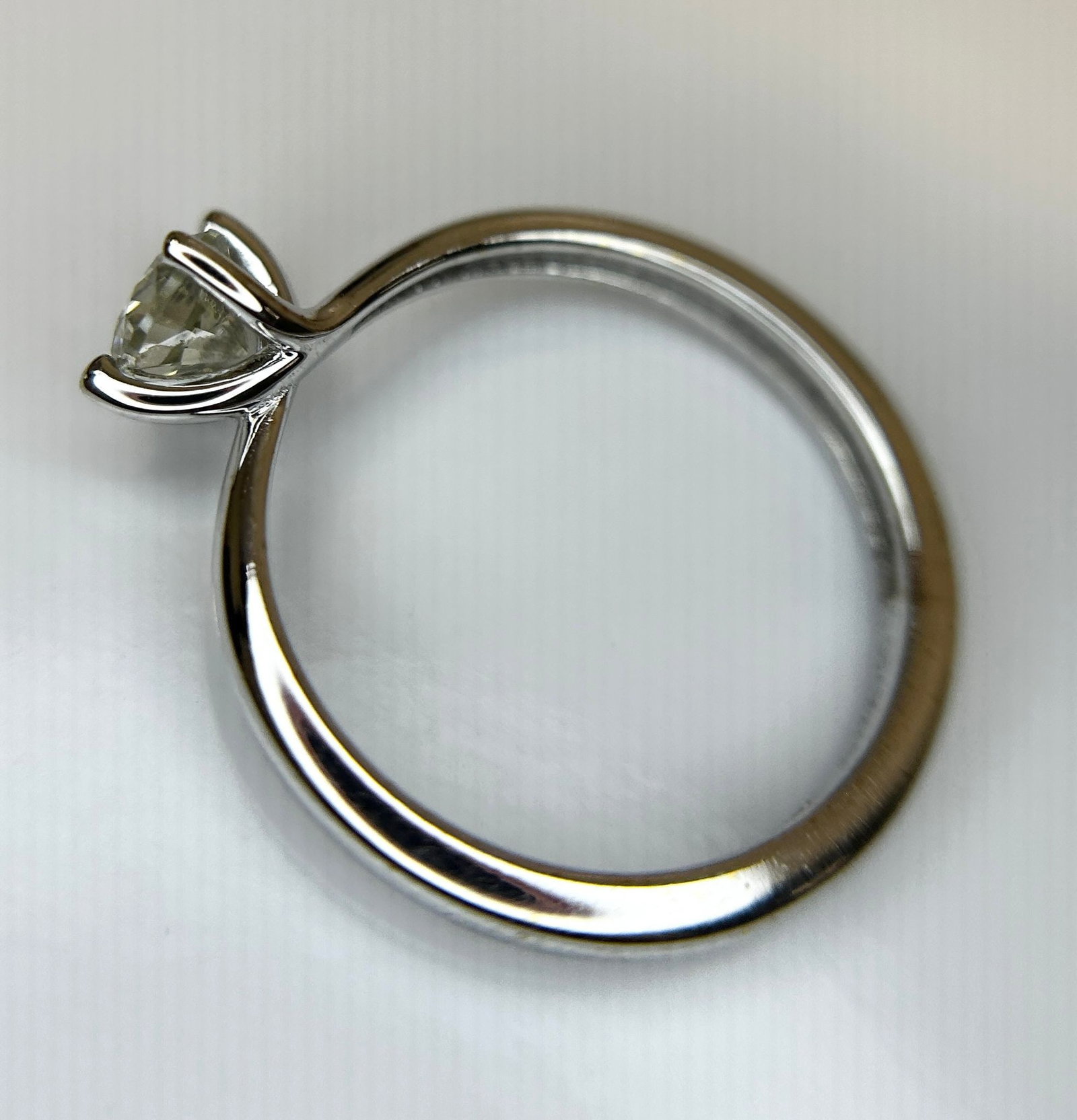 Beautiful Natural 0.42CT S1 Diamond Ring With 18k Gold - 5