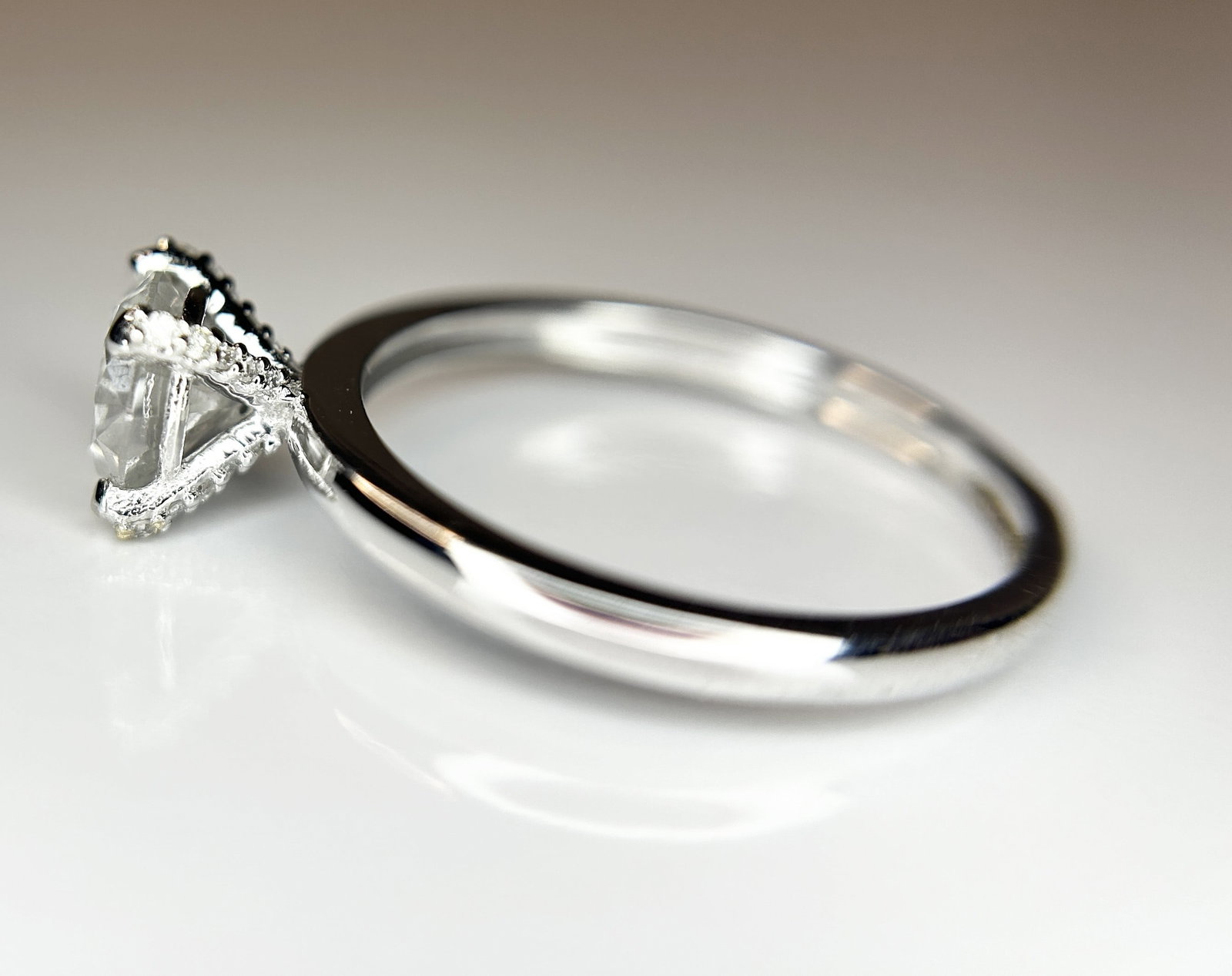 Beautiful 1.19ct Untreated Natural Solitaire Diamond & 18k Gold - 5