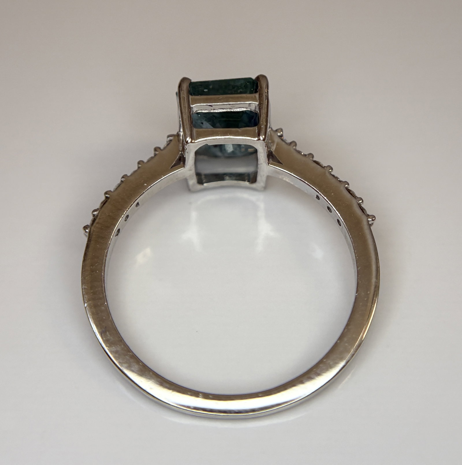 Beautiful 1.86 CT Natural Emerald Ring With Natural Diamonds & Platinum 950 - 5