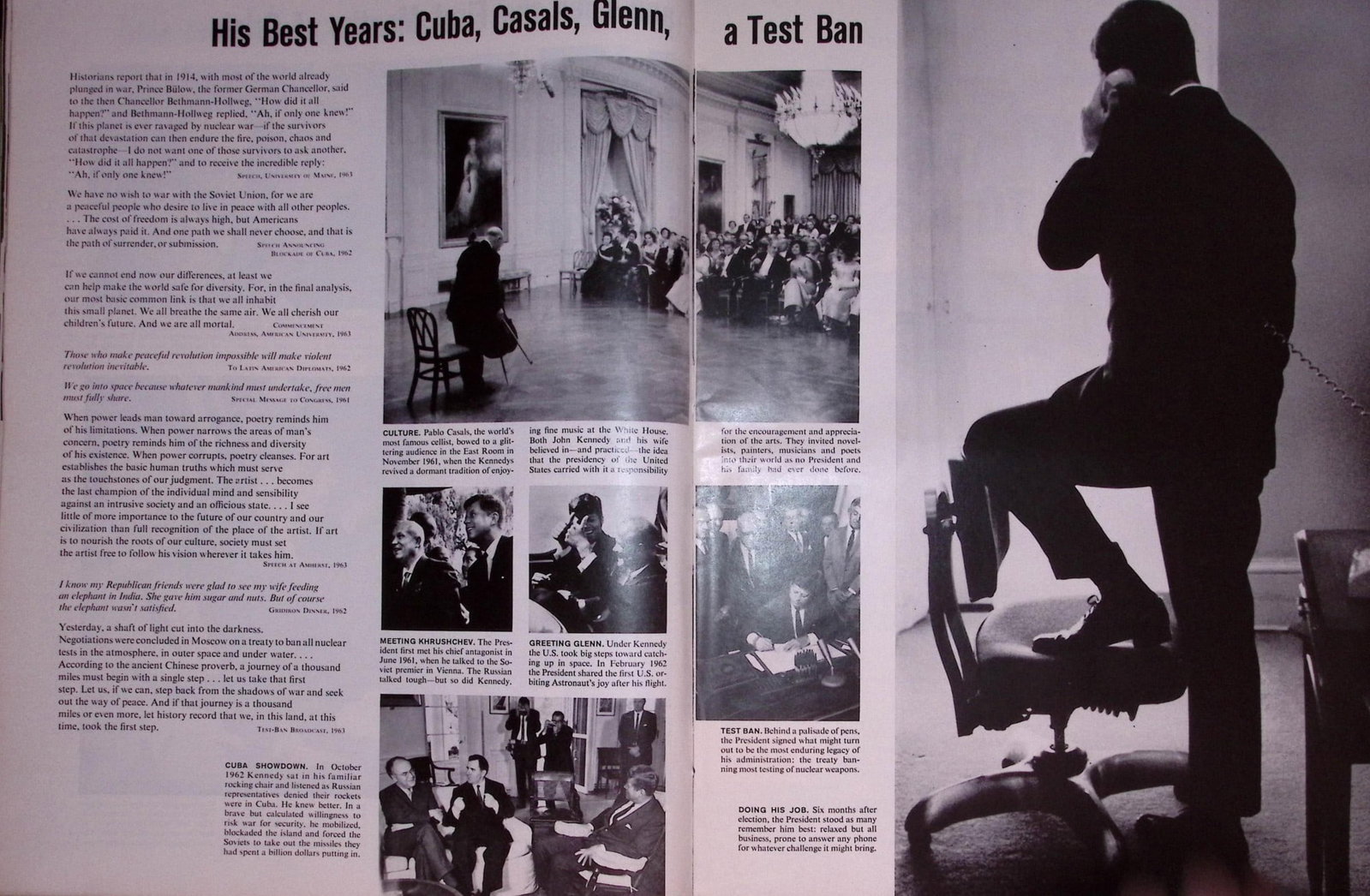 John F Kennedy Assassination 76 Page Life Magazine Memorial 1969 Edition. - 7
