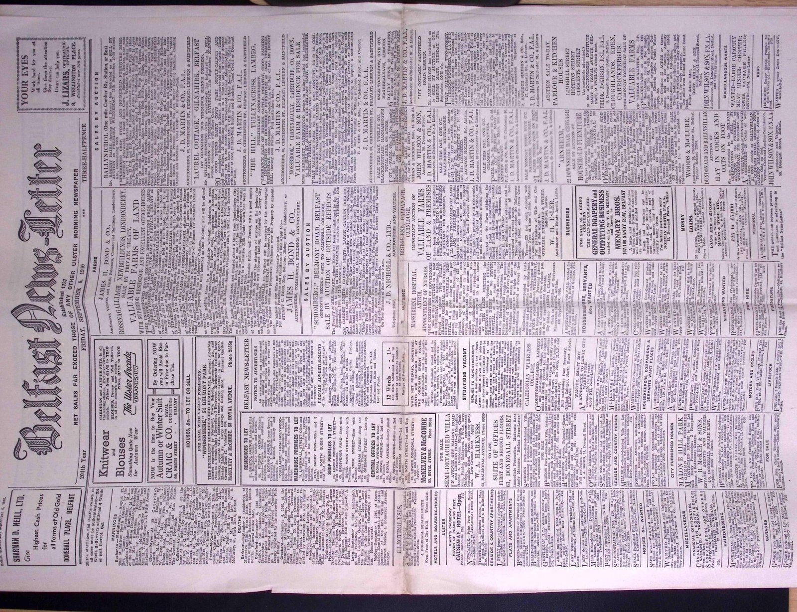 Job-Lot Original Belfast Ireland WW2 Newspapers Images & Reports of The War-42. - 3