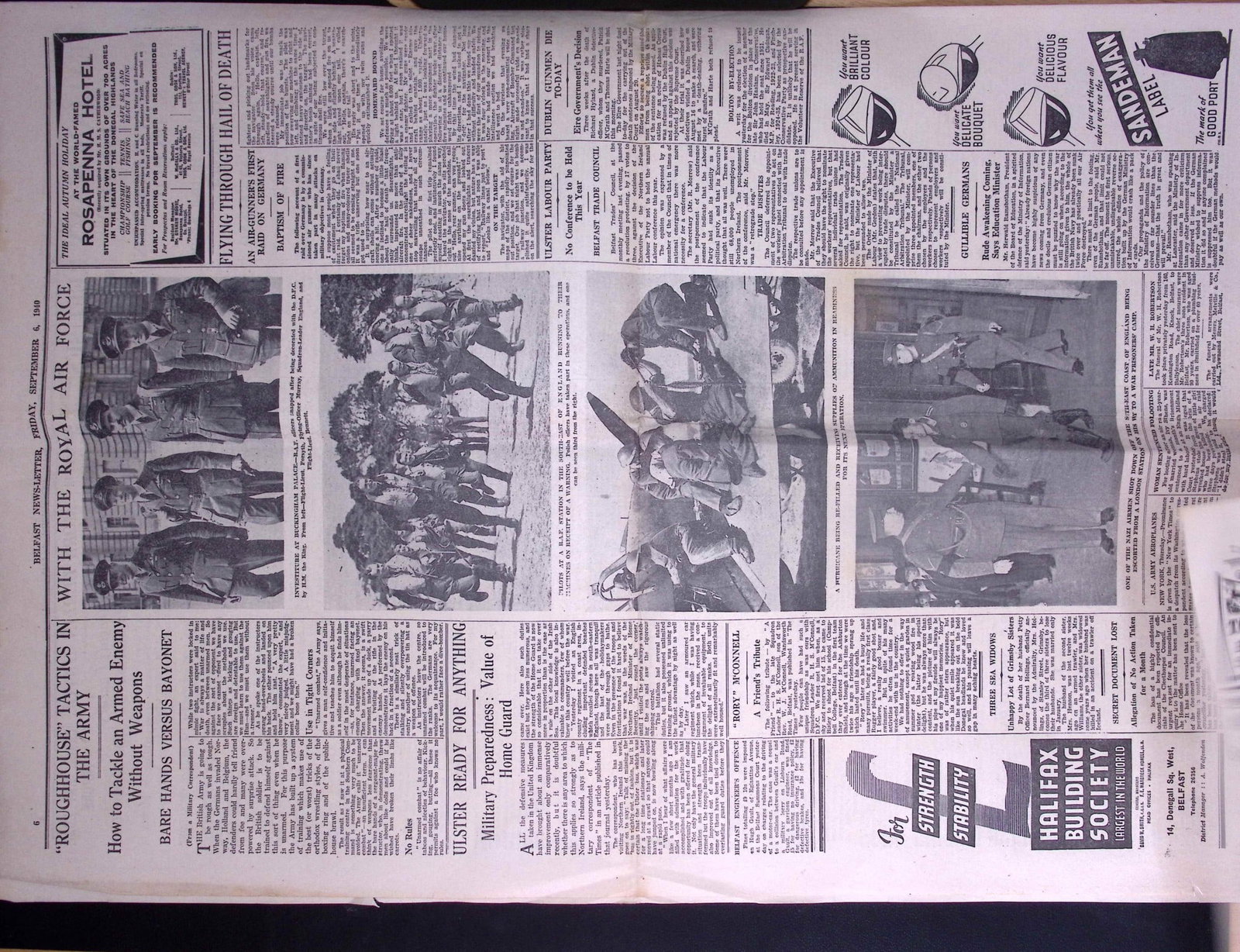 Job-Lot Original Belfast Ireland WW2 Newspapers Images & Reports of The War-42. - 6