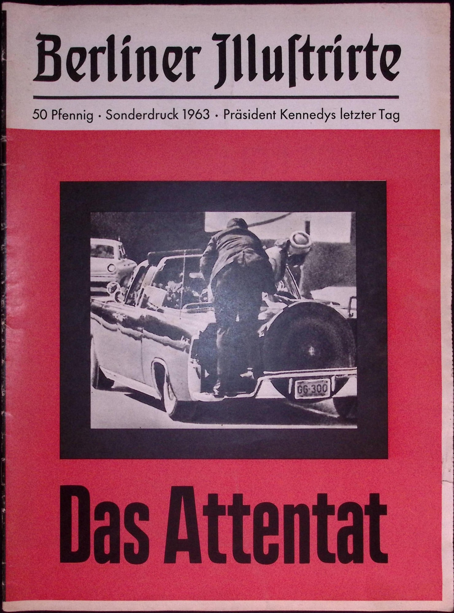 John F Kennedy Assassination German Magazine Berliner Jlluftrirte. (1 of 7)