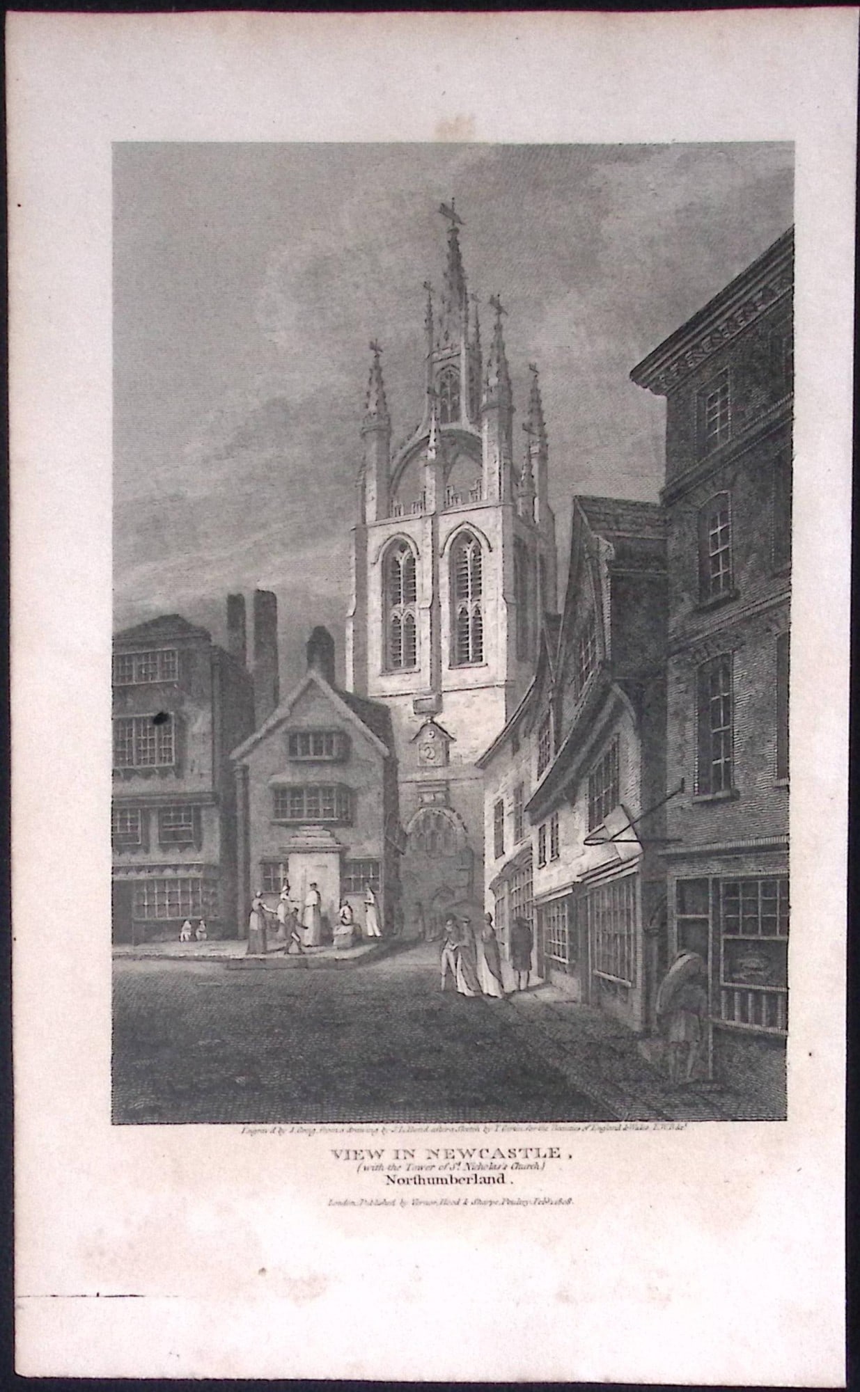 Northumberland View of Newcastle City Antique 223 Years-Old Steel-Engraving-134: Title: Northumberland View of Newcastle City Antique 223 Years-Old Steel-Engraving-134 Description: Northumberland View of Newcastle City Antique 223 Years-Old Steel-Engraving-134 This Cumbria