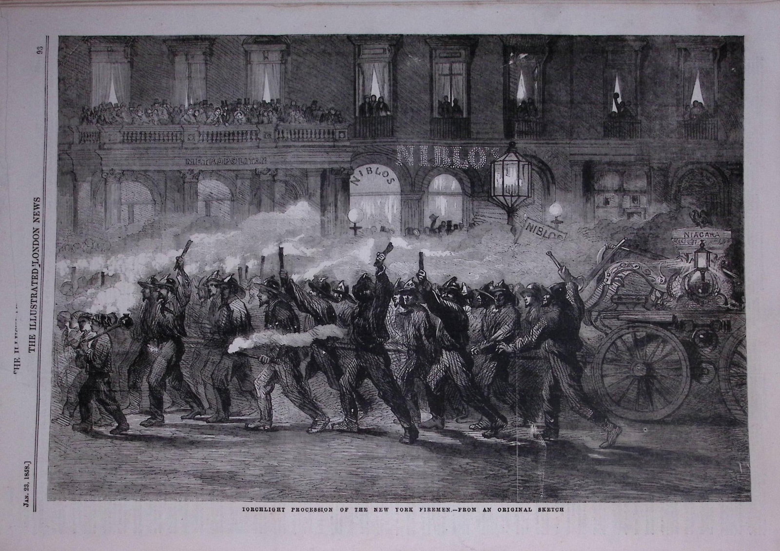 The Illustrated London News Antique Bound Edition Jan-June 1858 Over 600 Pages. - 2