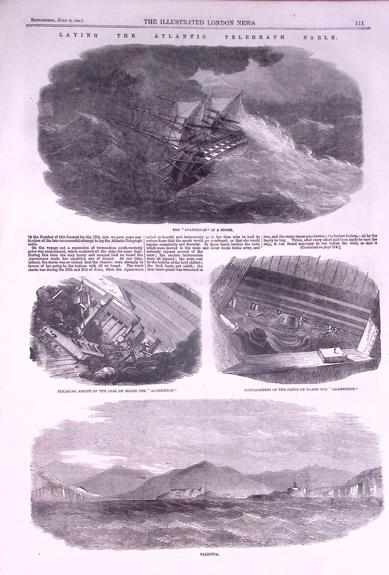 The Illustrated London News Antique Bound Edition July-Dec 1858 Over 600 Pages. - 12