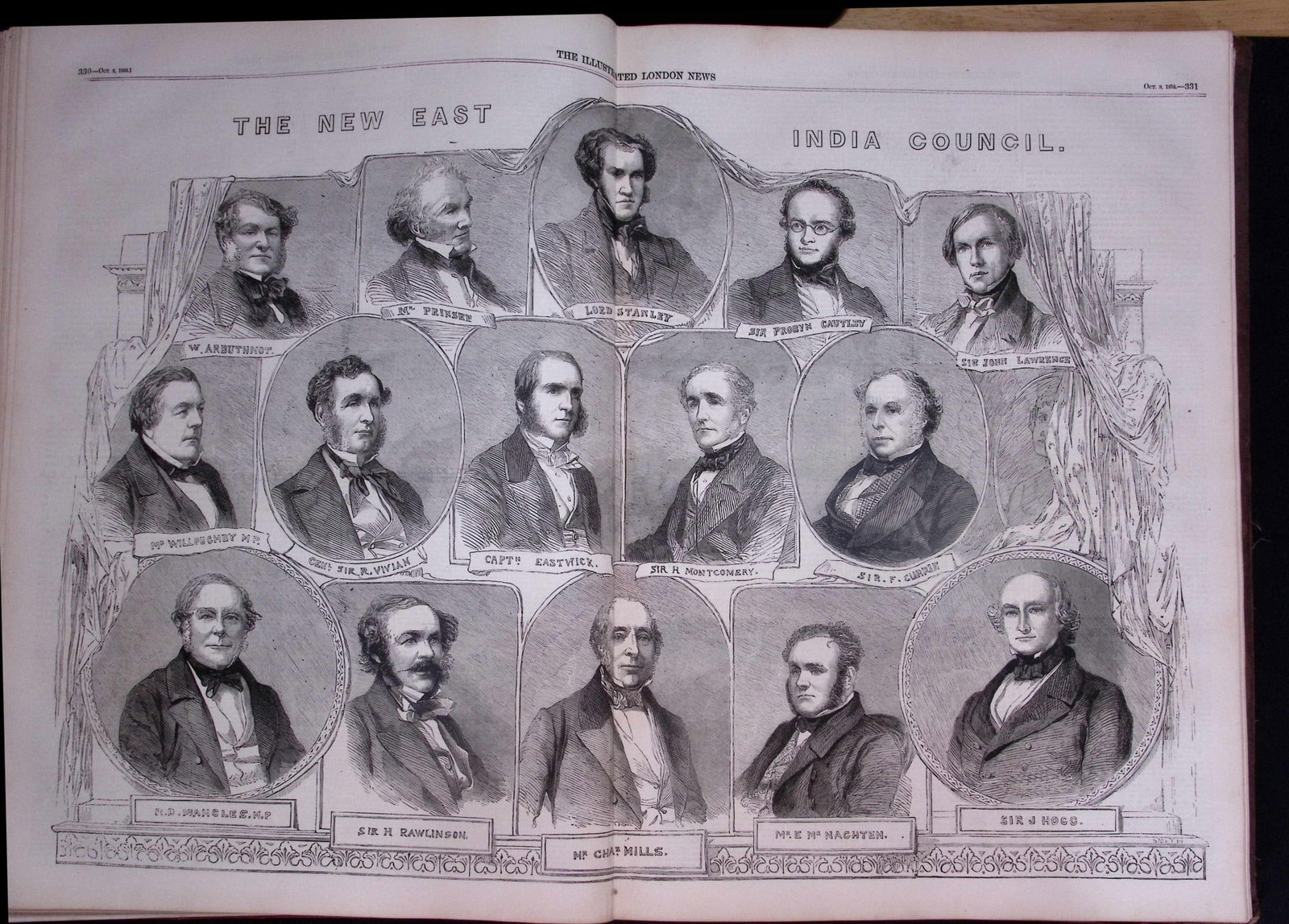 The Illustrated London News Antique Bound Edition July-Dec 1858 Over 600 Pages. - 15
