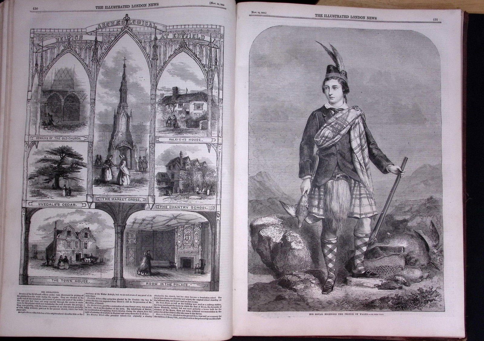 The Illustrated London News Antique Bound Edition July-Dec 1858 Over 600 Pages. - 6
