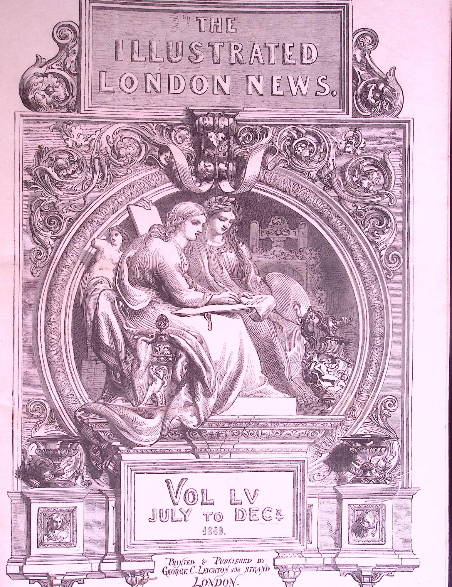 The Illustrated London News Antique Bound Edition July-Dec 1869 Over 650 Pages. (1 of 20)