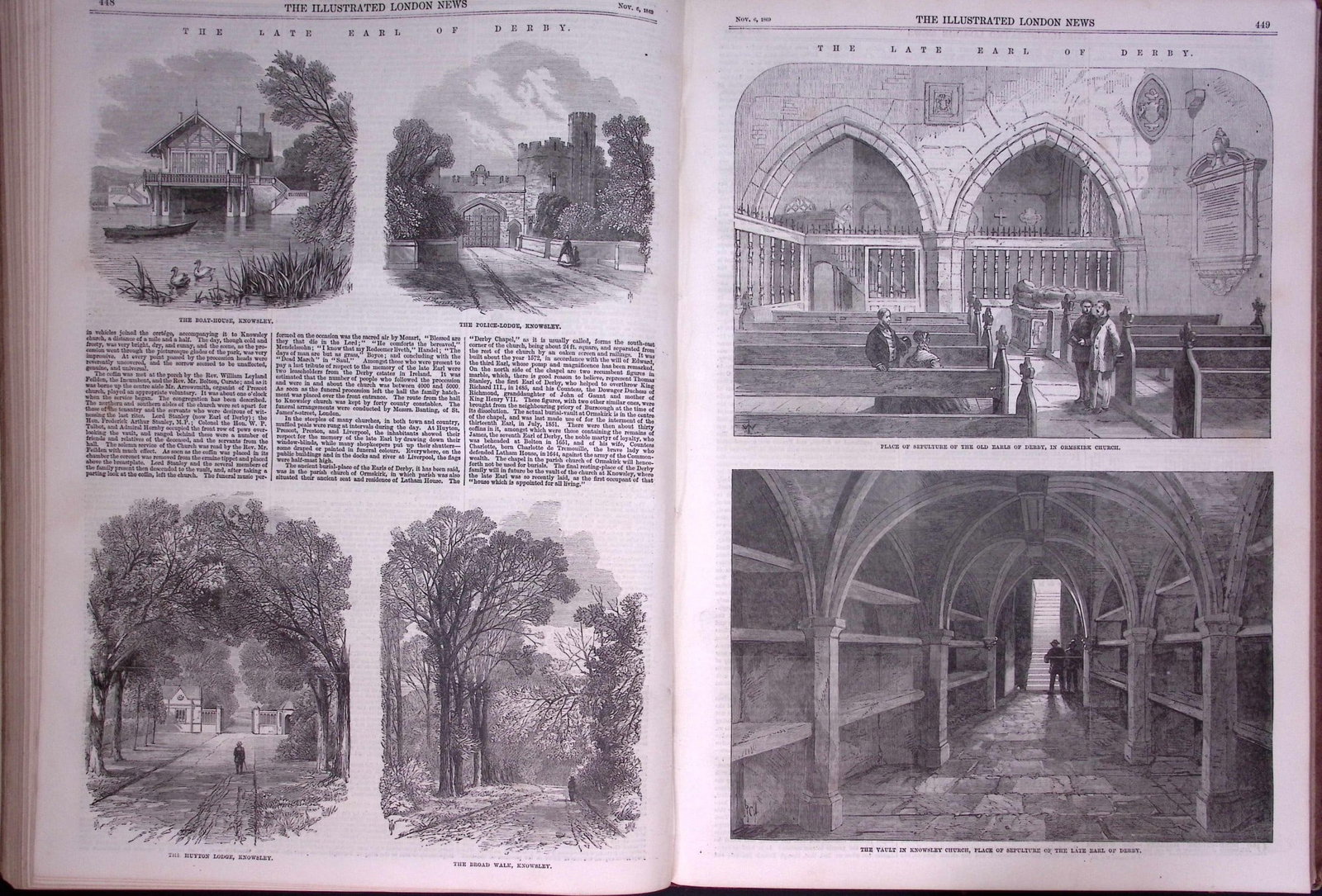 The Illustrated London News Antique Bound Edition July-Dec 1869 Over 650 Pages. - 5