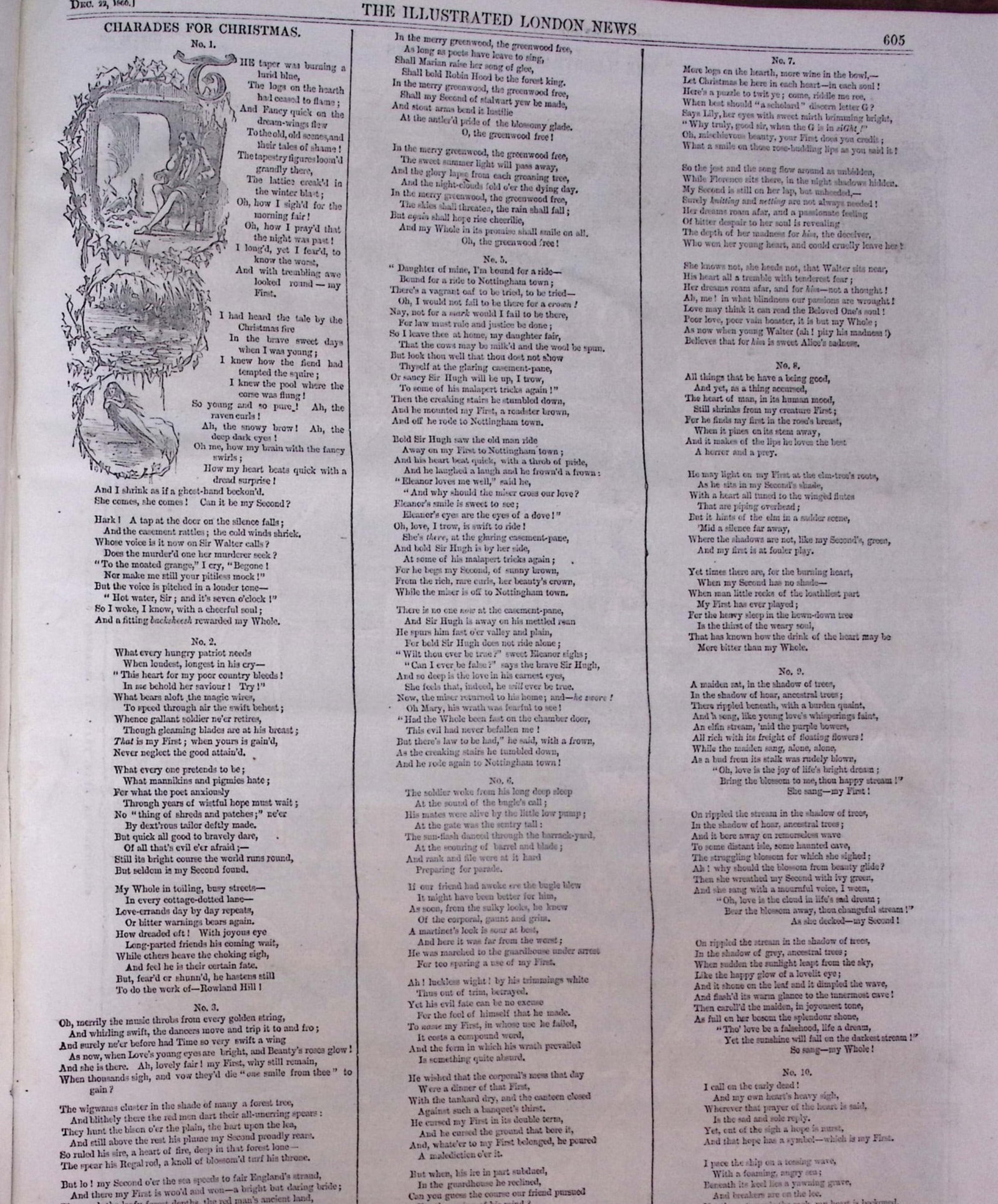 The Illustrated London News Antique Bound Edition July-Dec 1860 Over 600 Pages. - 14