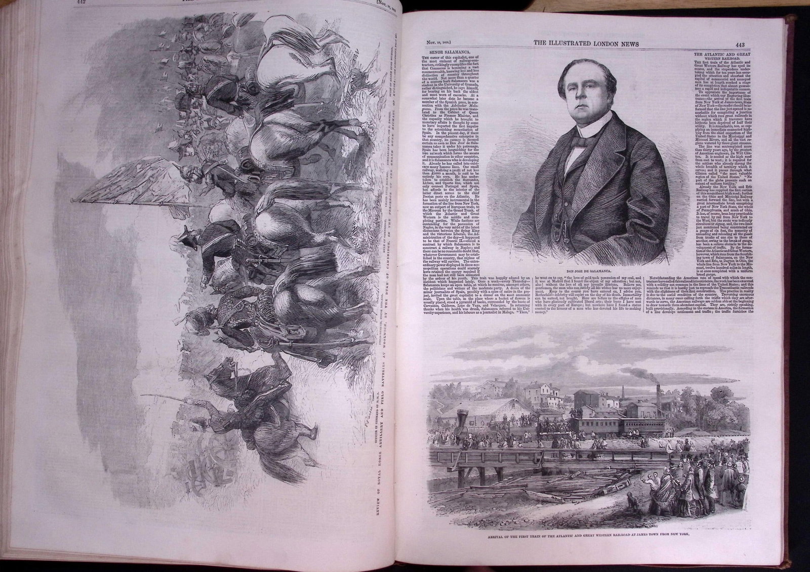 The Illustrated London News Antique Bound Edition July-Dec 1860 Over 600 Pages. - 18