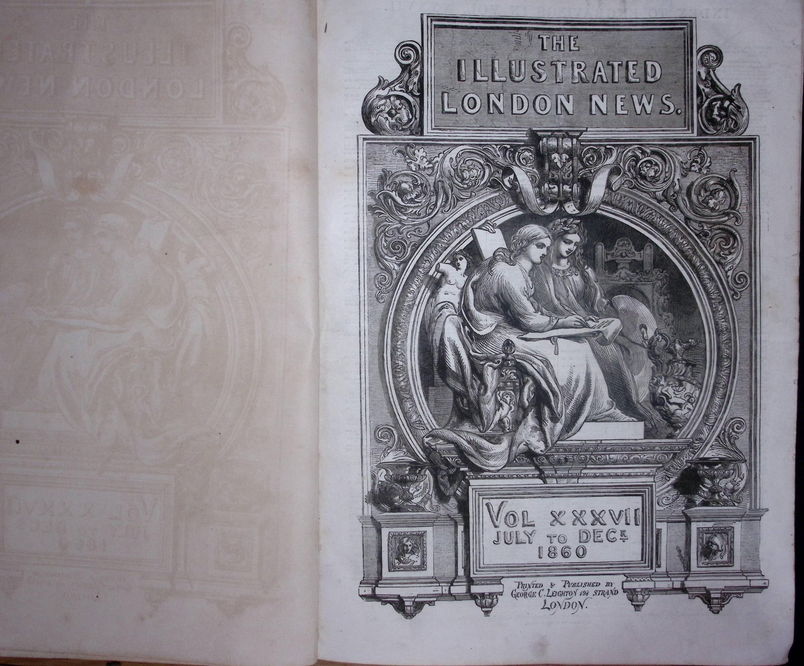 The Illustrated London News Antique Bound Edition July-Dec 1860 Over 600 Pages. (1 of 20)